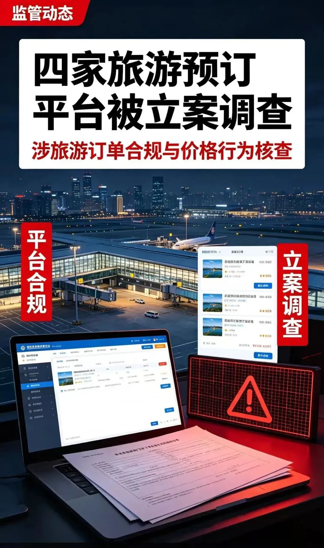 双节前夕监管部门对四家旅游预定平台立案调查