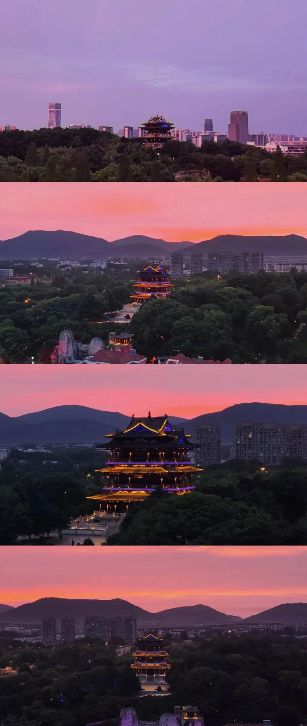 【浦口旅游】凤凰阁已重新限时开放!中轴线的绝美机位来啦!