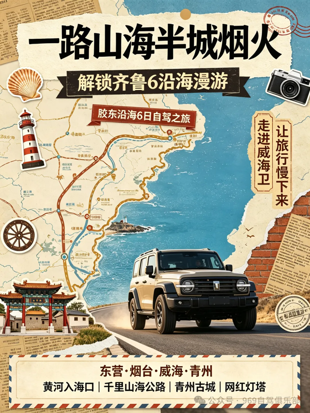 2026年国庆北京出发山东6日自驾游:解锁齐鲁沿海漫游-走进威海卫,胶东沿海6日自驾之旅(可搭车)