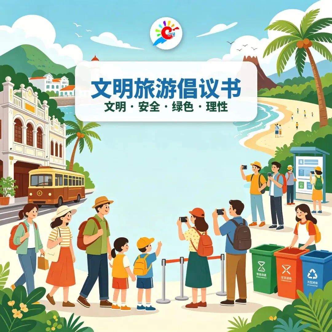 致广大游客朋友的文明旅游倡议书|2026年中秋国庆假期系列倡议书