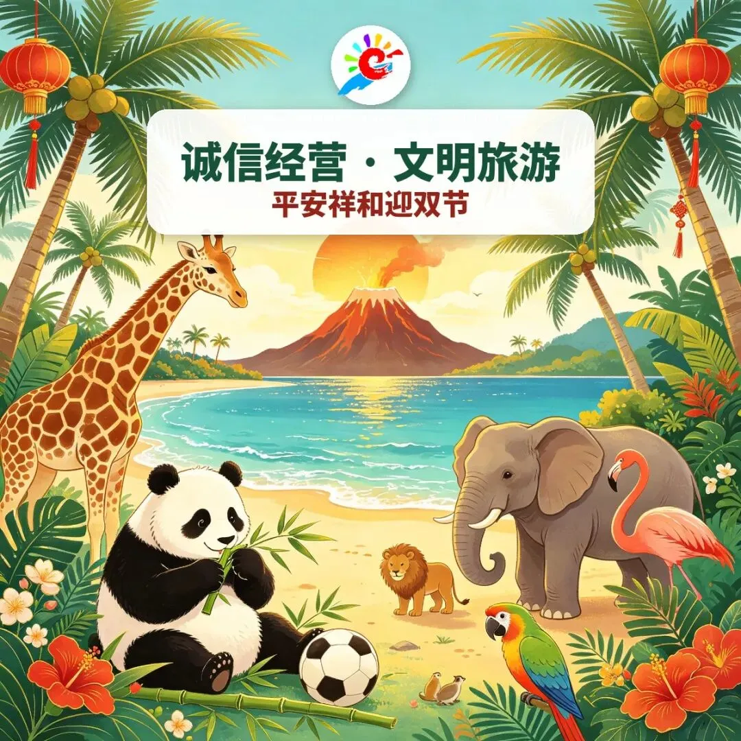 致海口市旅游景区及各涉旅企业的行业自律倡议书|2026年中秋国庆假期系列倡议书