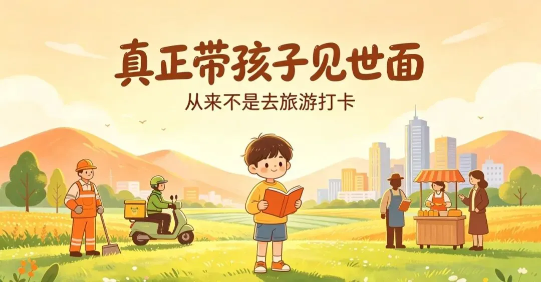 真正带孩子见世面,从来不是去旅游打卡