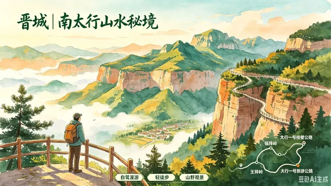 晋城全域游玩攻略:山水古韵皆治愈,单人、全家、自驾徒步都适配