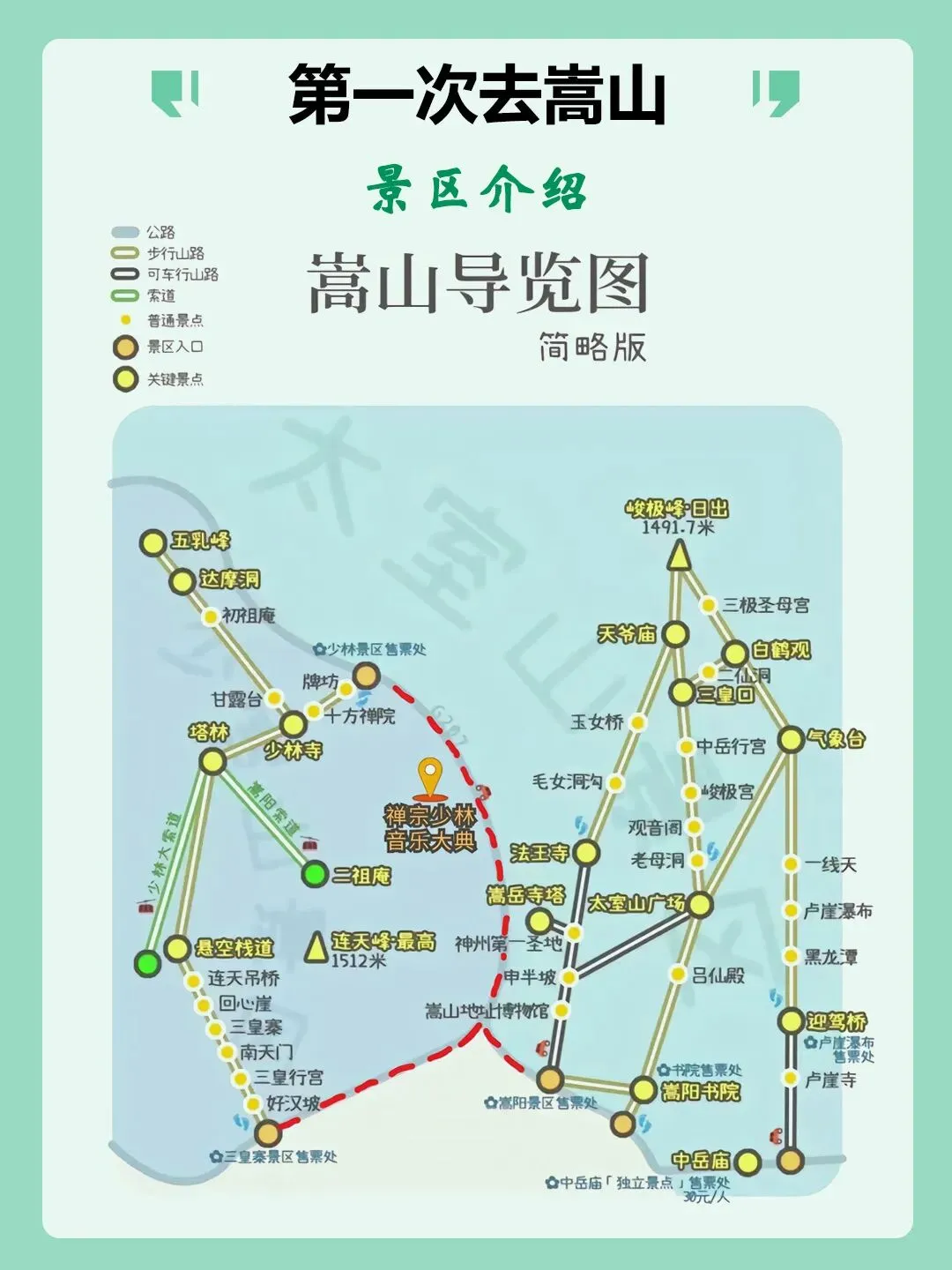 嵩山旅游攻略|嵩山少林+峻极峰,一日登顶我悟了