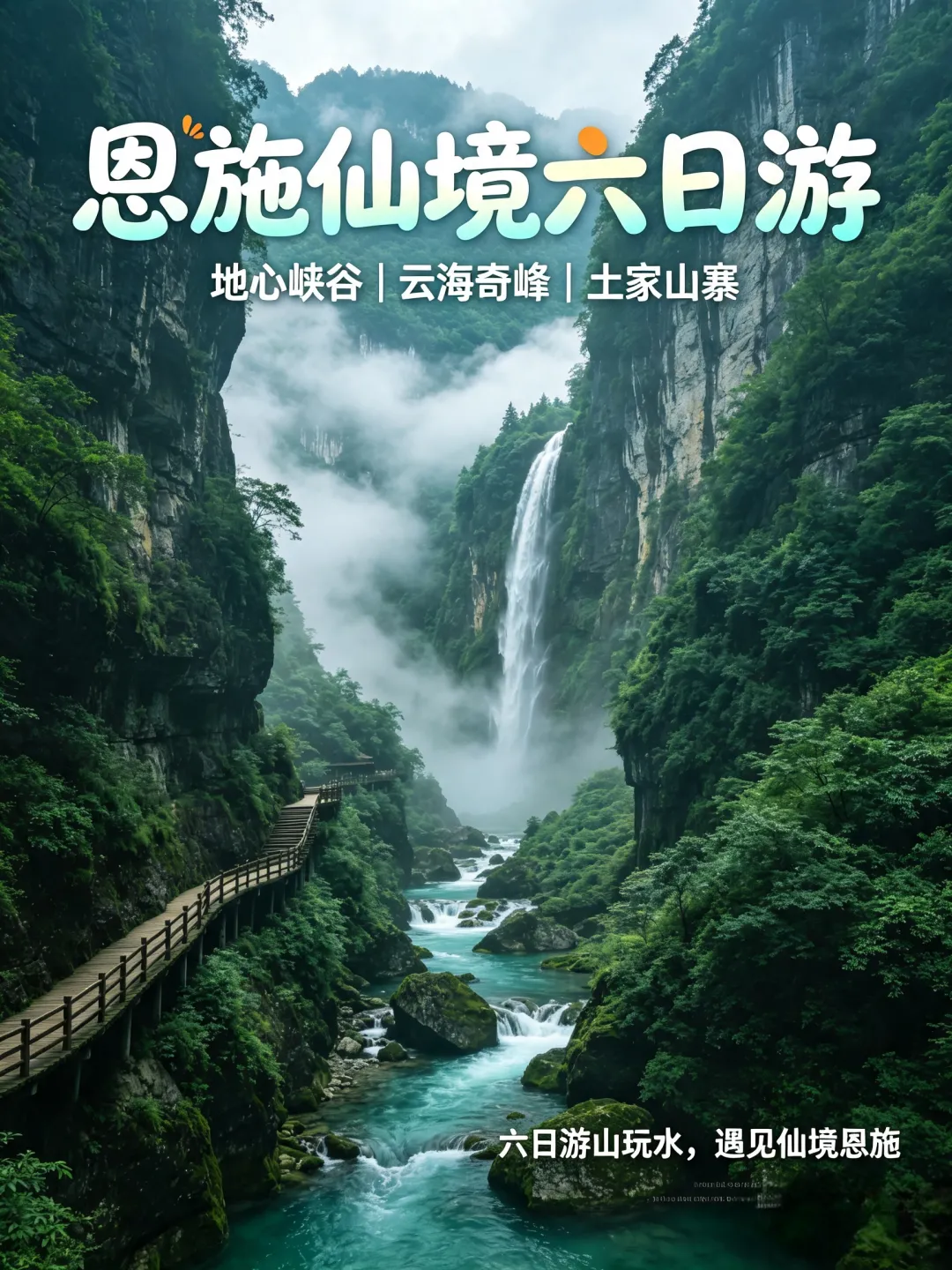 2026国庆山东出发湖北恩施6日自驾游:恩施仙境+三峡白帝城6日游,解密北纬30°赴一场国内顶级山水盛宴,感受土家族风