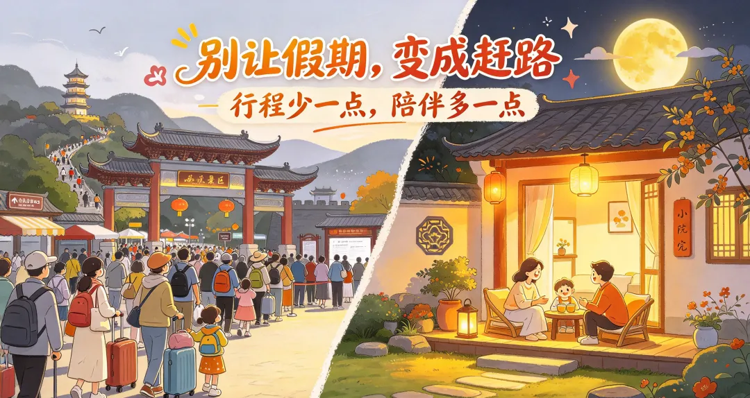 双节来临:比起打卡旅游,更珍贵的是家庭的松弛感