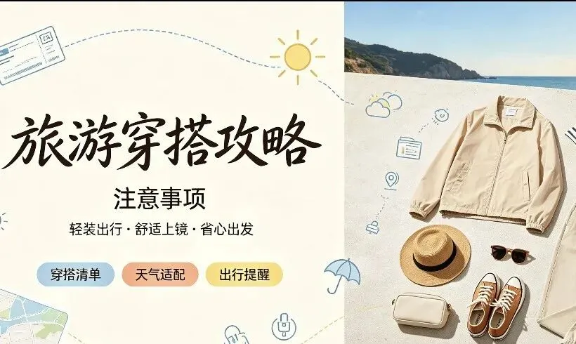 【春秋国旅】不带多余东西!十一旅游极简攻略,看完直接装箱子——任何场景都有