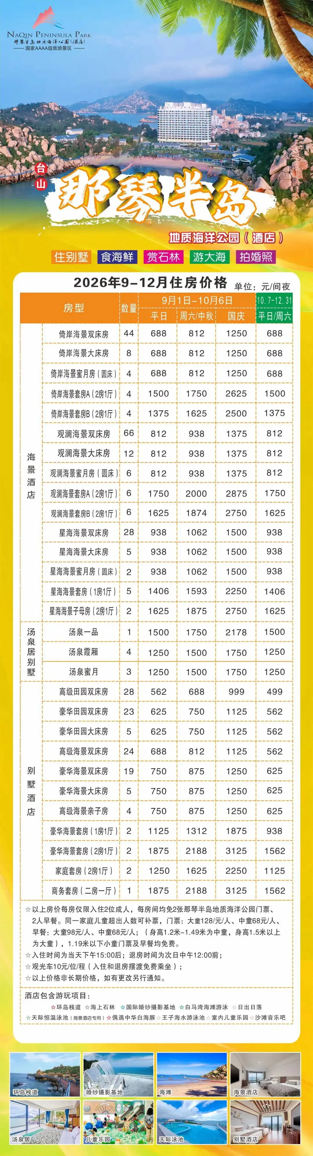周边游/自驾游酒店/民宿合集!