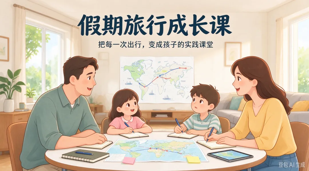 保姆级实操攻略|把假期旅行,变成孩子的财商+家庭教育实战课