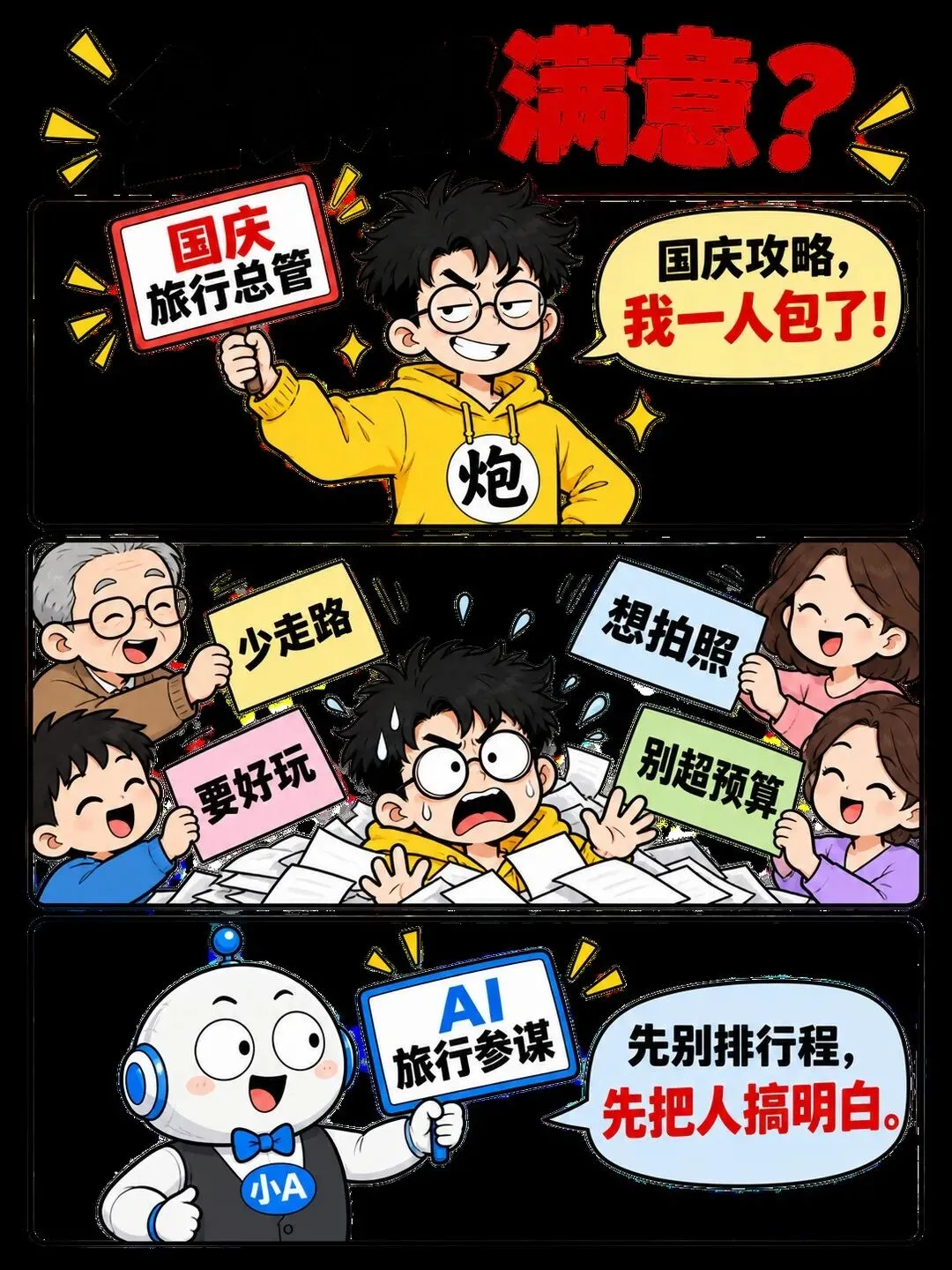 国庆旅游,把攻略交给AI