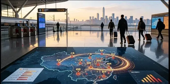 排行榜:国庆期间外出旅游人数最多的城市