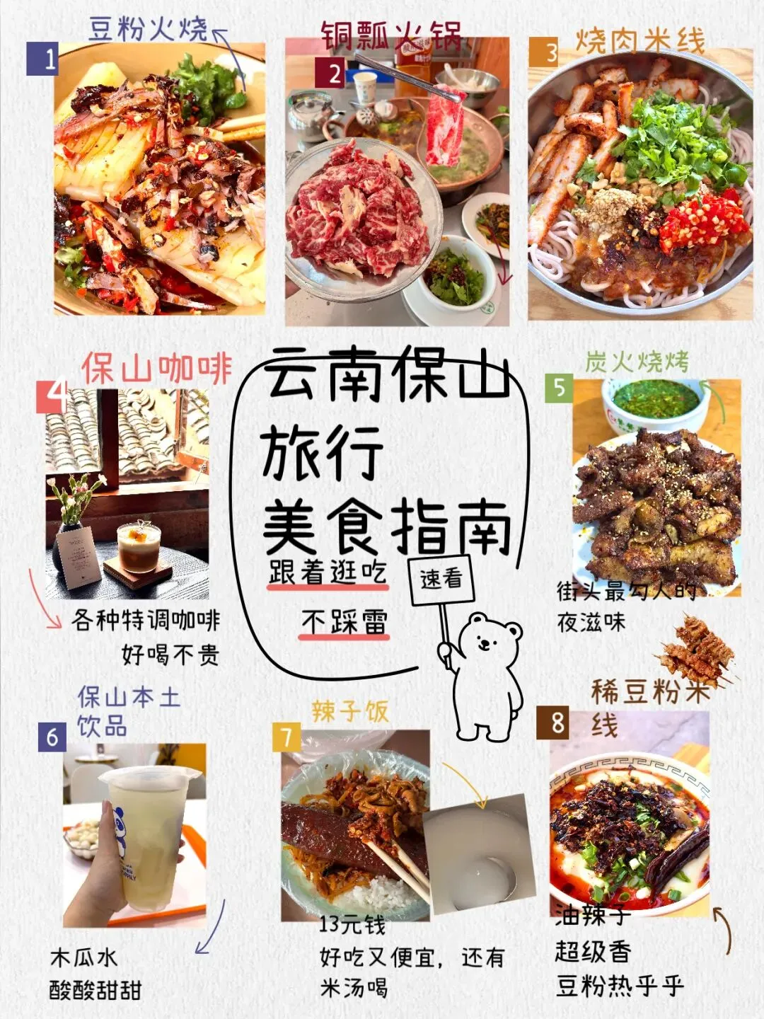 国庆出游,云南保山美食指南来了!(上篇)
