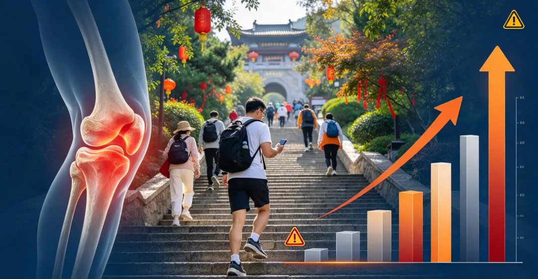 假期暴走两万步、回来膝盖肿:特种兵式旅游,跑者也得防!
