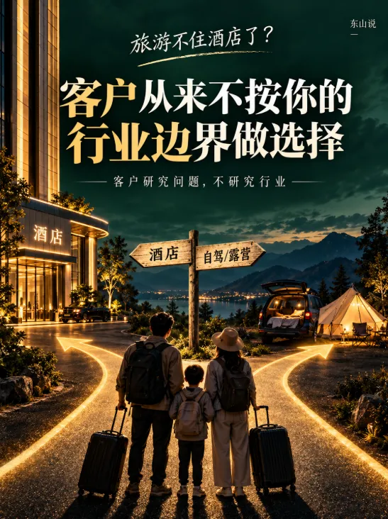 “大家旅游突然不住酒店了”冲上热搜:客户从来不按你的行业边界做选择