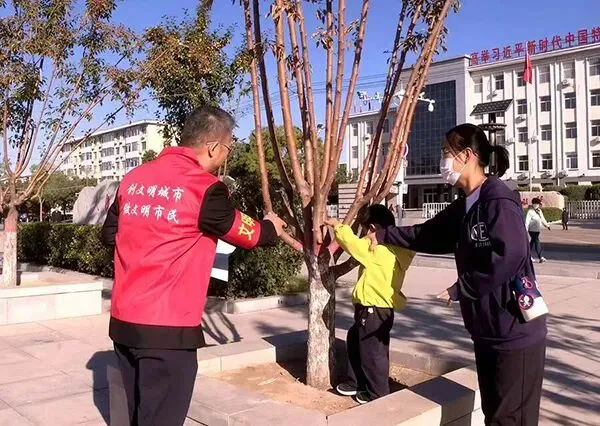 河曲县文旅局开展国庆假期文明旅游宣传活动