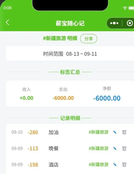 AA记账小程序推荐:极简记账,旅游、聚餐、合租都能用
