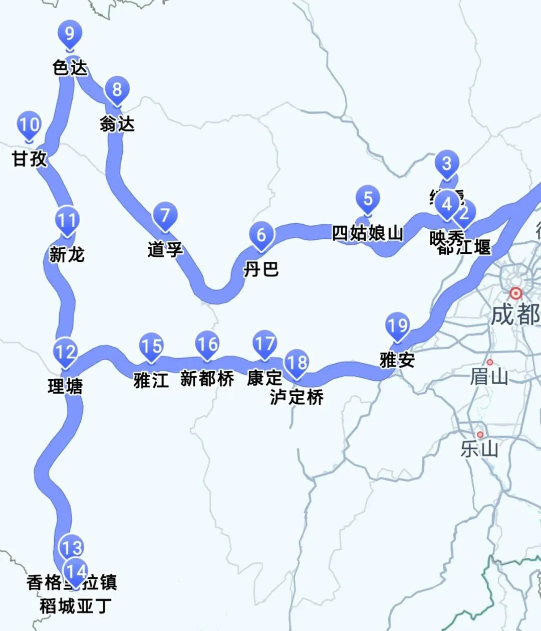 川西大环线自驾游记