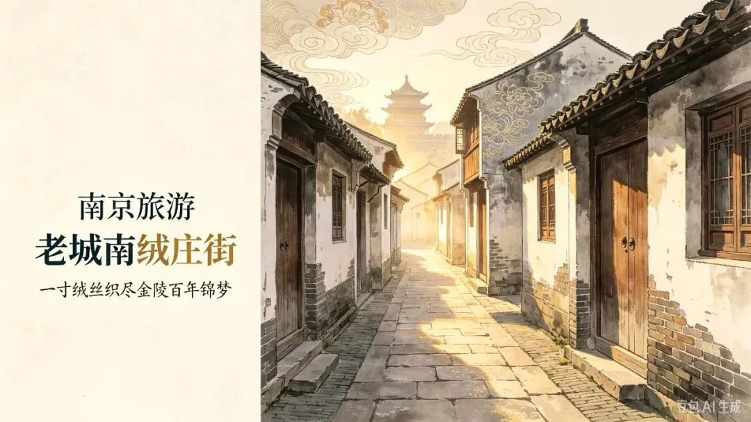 南京旅游 || 老城南绒庄街:一寸绒丝织尽金陵百年锦梦