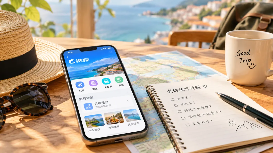 我手机里有个软件,只有出去旅游的时候才会安装