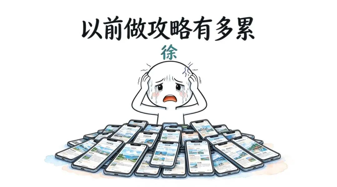 做旅行攻略要查3小时?AI3分钟帮你搞定