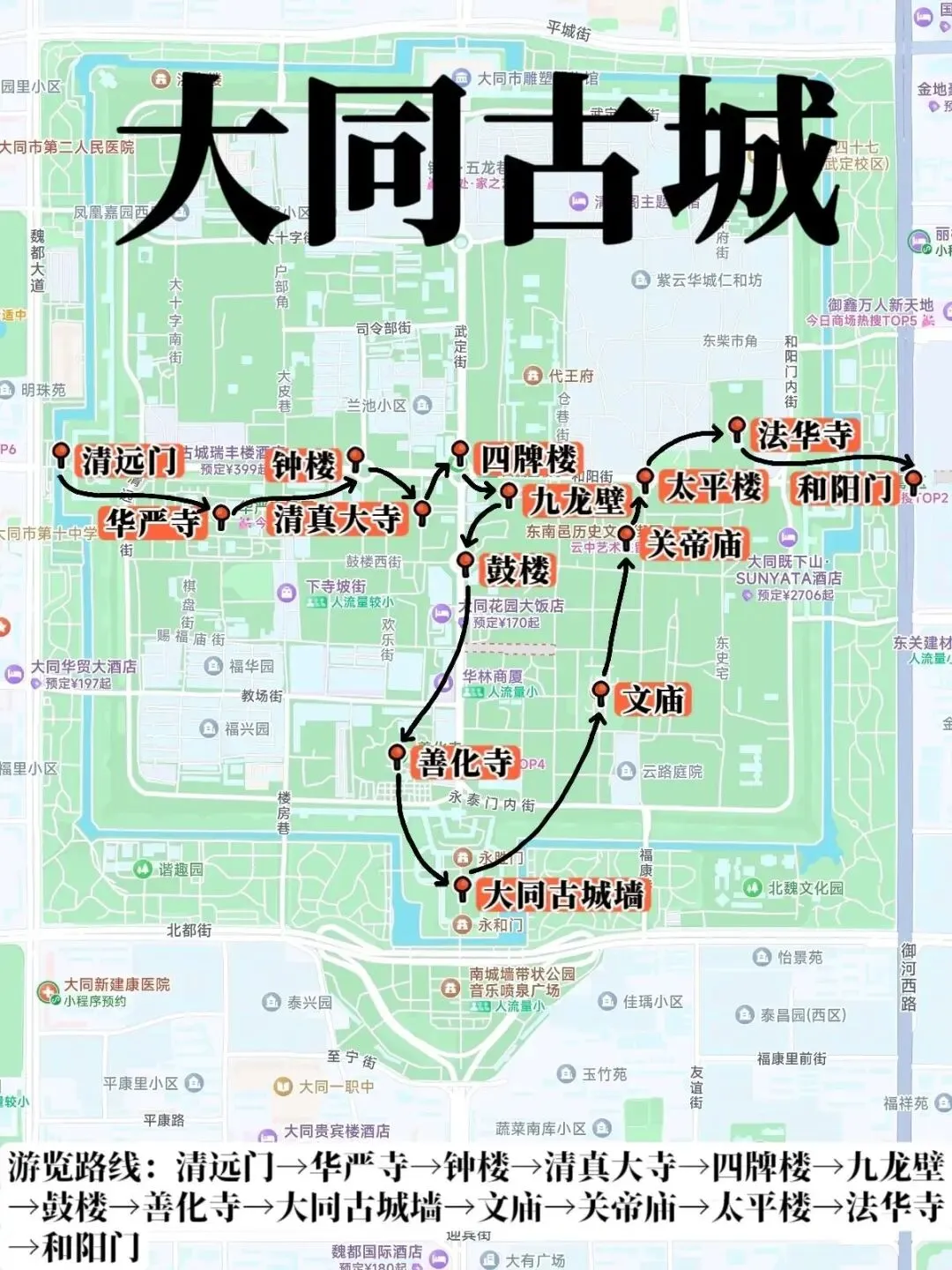 大同古城旅游攻略