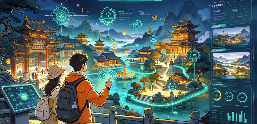 2026下半年中国AI旅游应用趋势洞察报告:44.3%的从业者说AI不会颠覆行业