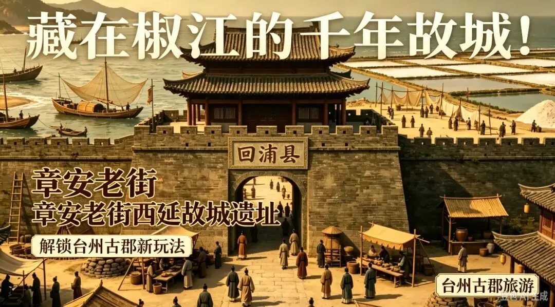 章安老街西延故城遗址,才是台州绝佳古郡旅游路线
