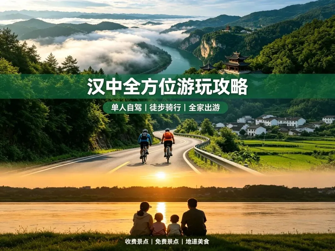 陕西汉中,游玩攻略:单人自驾徒步、骑行、全家出游全覆盖