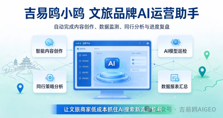 东莞街坊注意:攻略宝吉易鸥AIGEO发布旅游文旅行业AI推广解决方案助力文旅品牌抢占AI流量入口