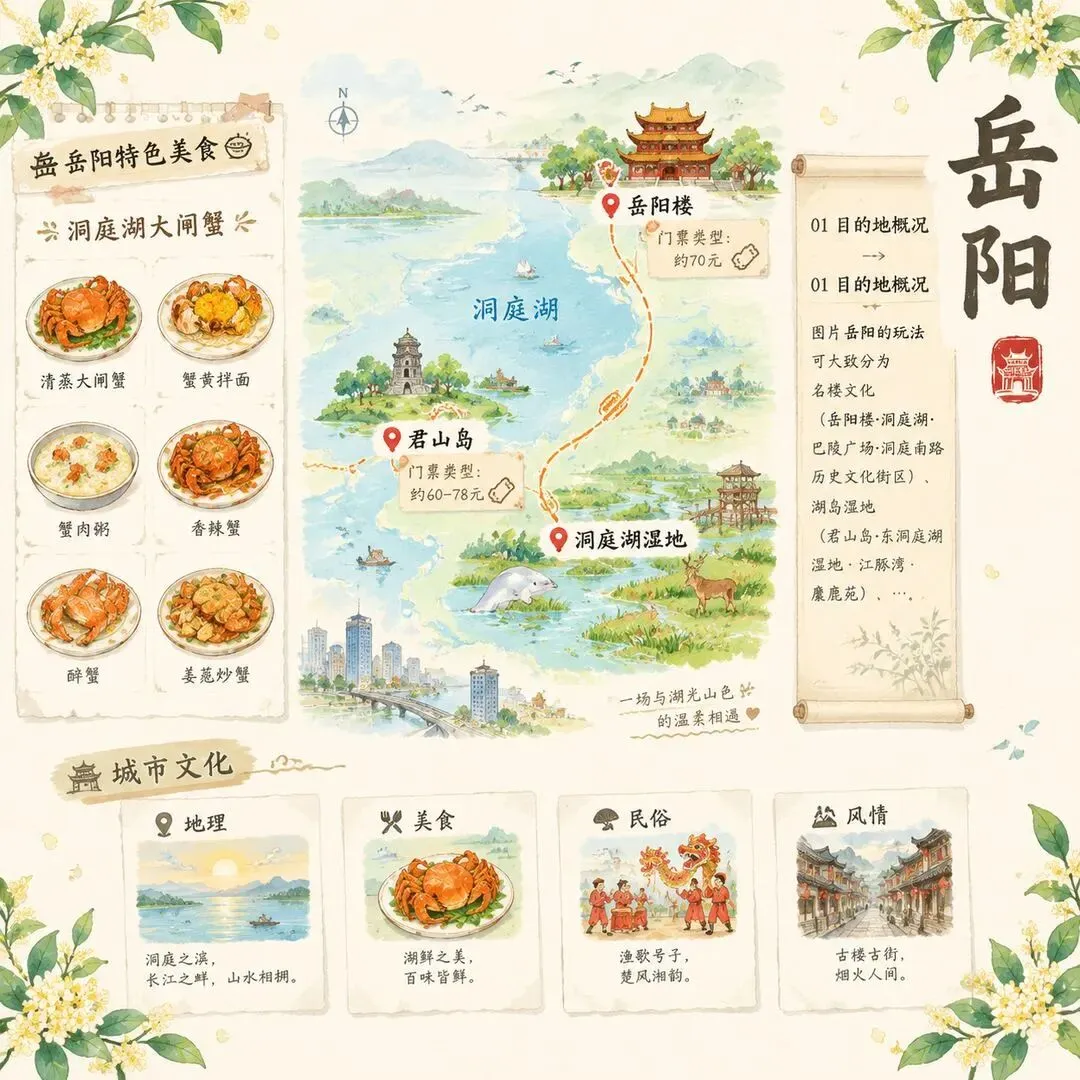 【岳阳】旅游超全攻略|洞庭天下水+岳阳天下楼一篇搞定