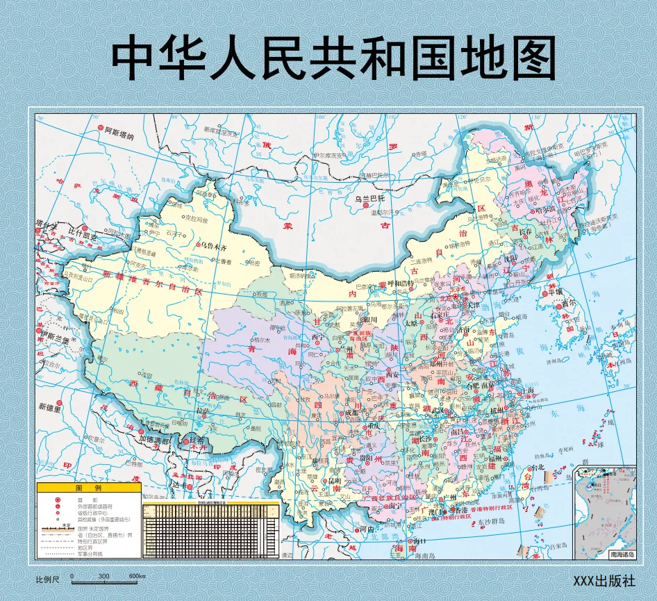 中国地图(高清矢量图|旅游|交通|超高清) 无水印下载!