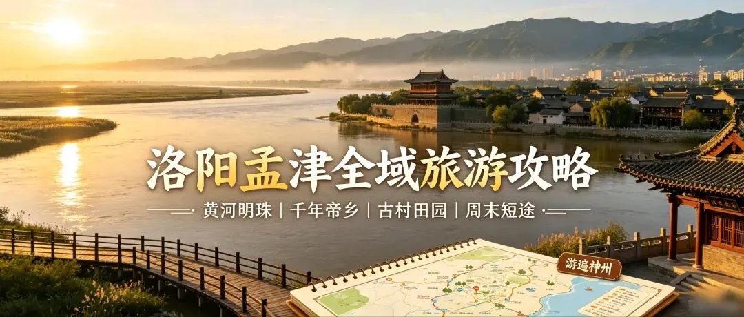 洛阳孟津全域旅游攻略|黄河明珠、千年帝乡!逛古村、观大河、品老味,周末短途游首选