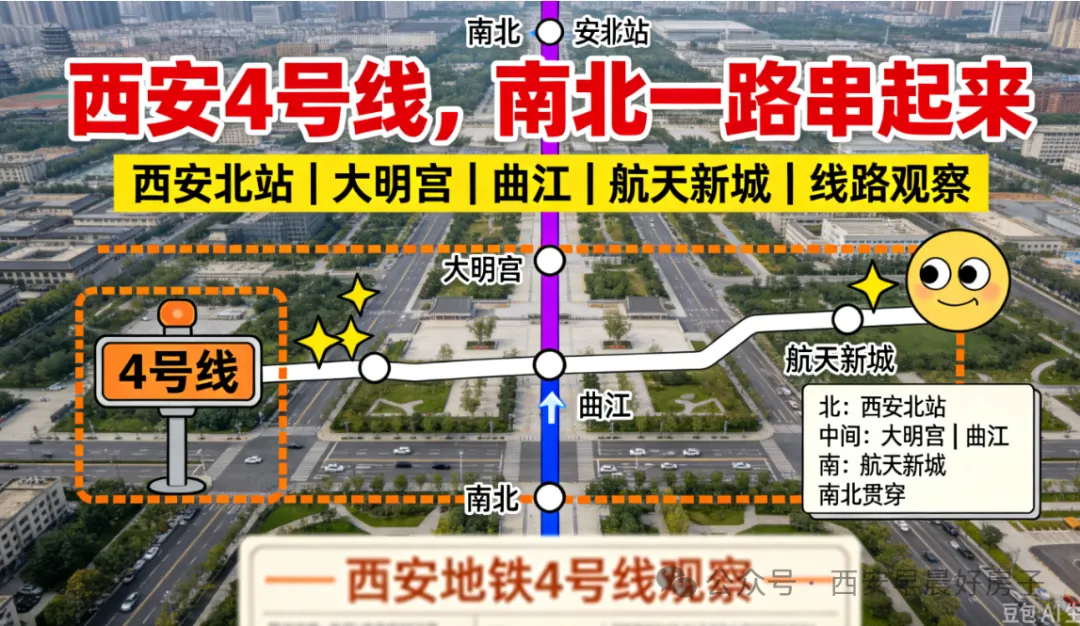 不只是旅游专线!谝谝地铁 4 号线,为啥能成南北大动脉