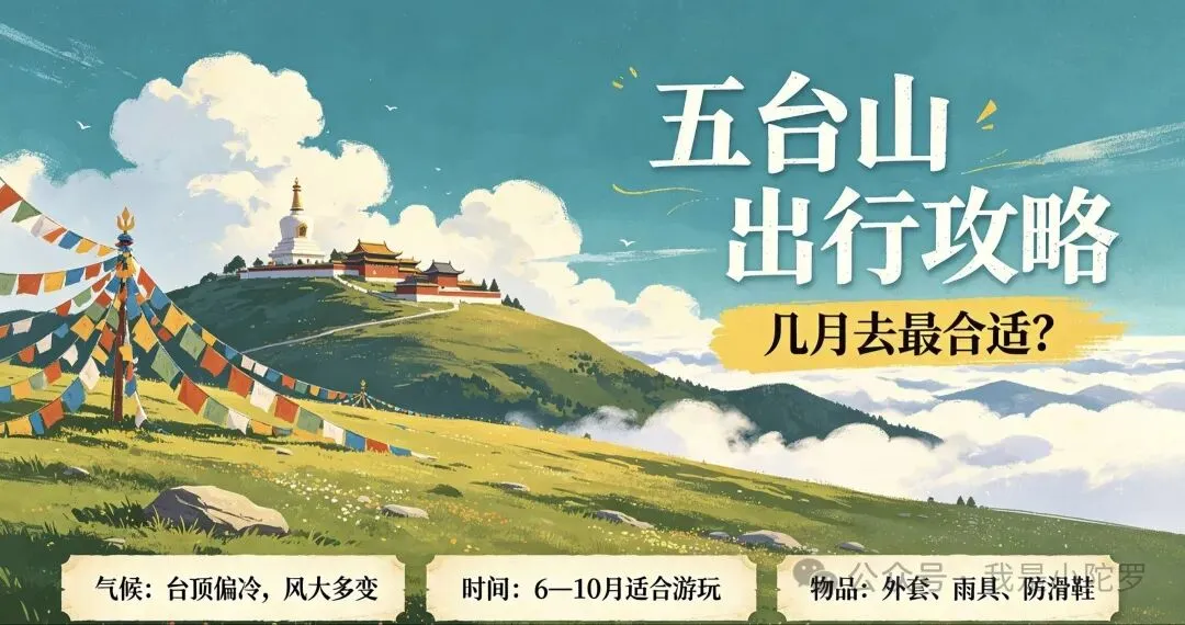 去五台山别盲目出发!气候、逐月游玩时间、随身必备物品
