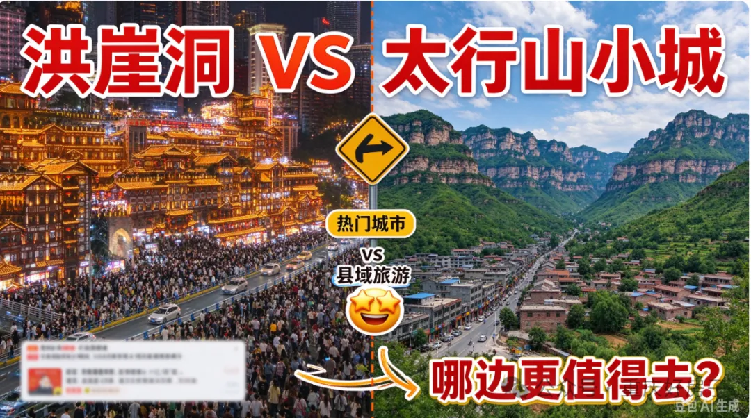 洪崖洞、宽窄巷子不再香?国庆旅游大洗牌,小县城杀疯了