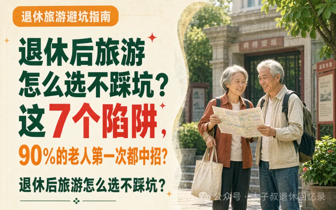 退休后旅游怎么选不踩坑?这7个陷阱,90%的老人第一次都中招