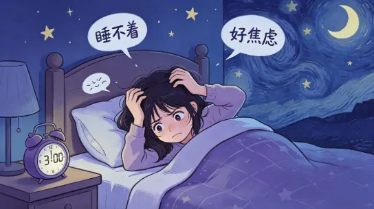 焦虑症想睡得早睡得香,不靠想开点不靠听音乐,关键是守住这3条底线!
