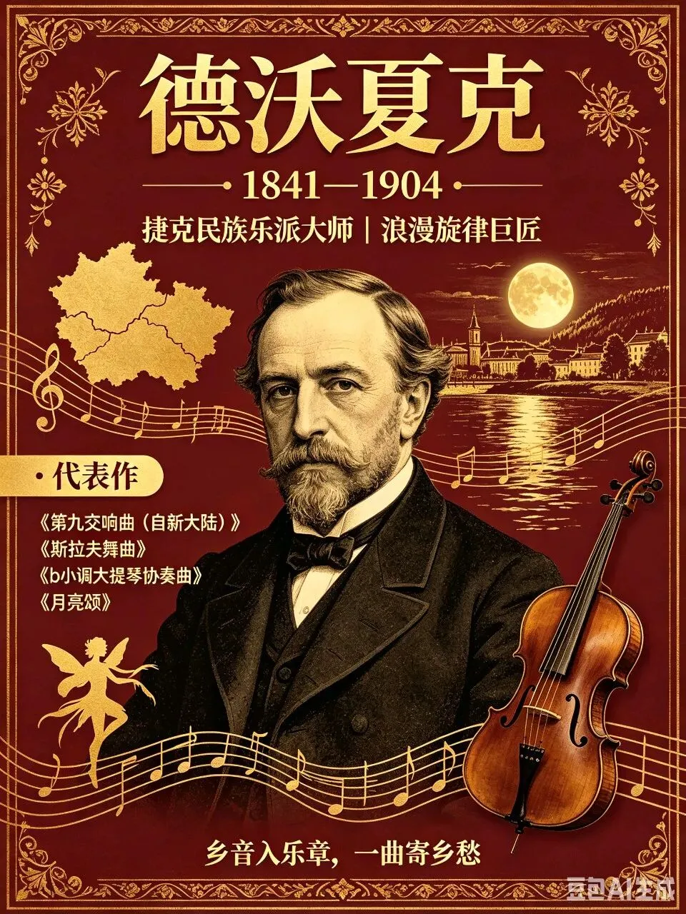 世界音乐名人介绍---德沃夏克(捷克)