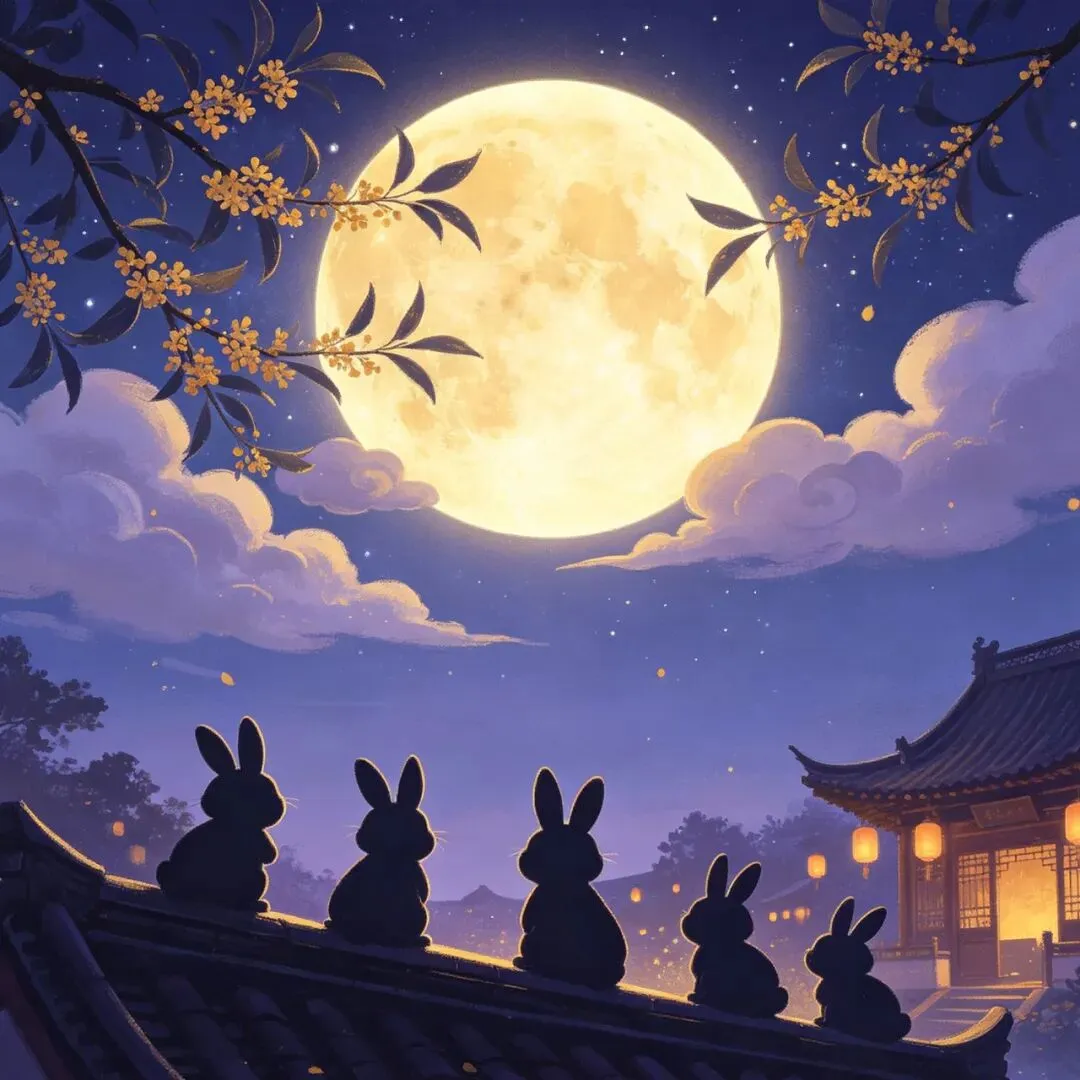歌曲推荐|当《中秋》遇上《月满人间》:月光洒满人间,团圆是永恒的主题