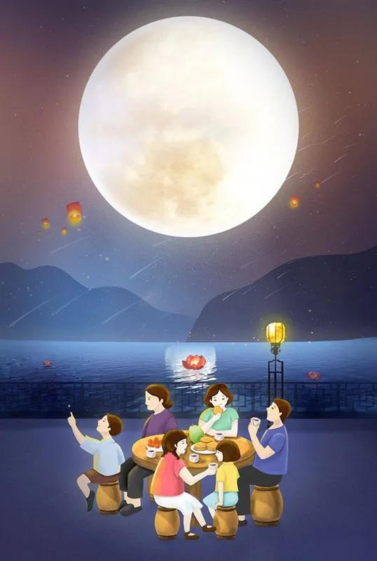 【水歌儿文6】中秋月下想起永远回不去的家