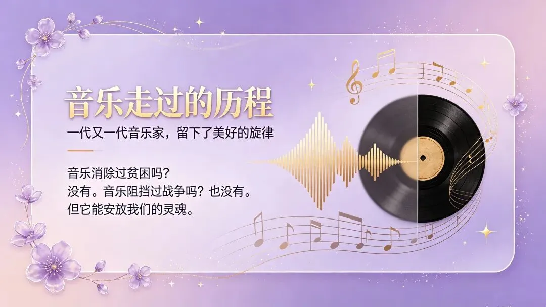 音乐能改变世界吗?不能,但它能安放灵魂