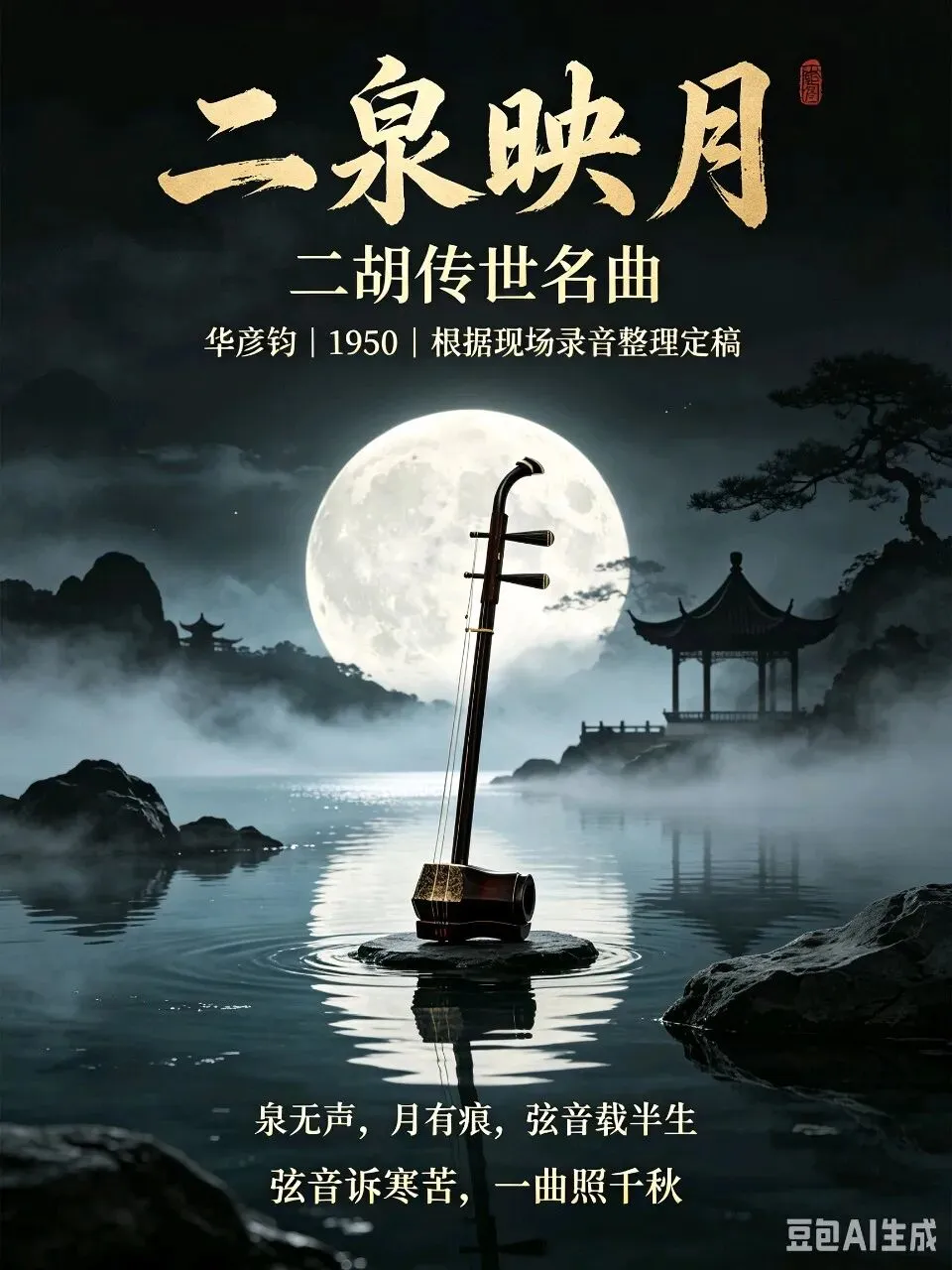 中国著名音乐---二泉映月(华彦钧)