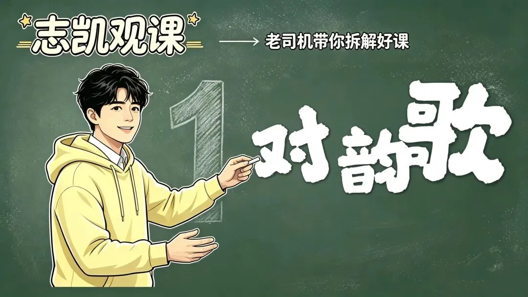 志凯观课|一上《对韵歌》