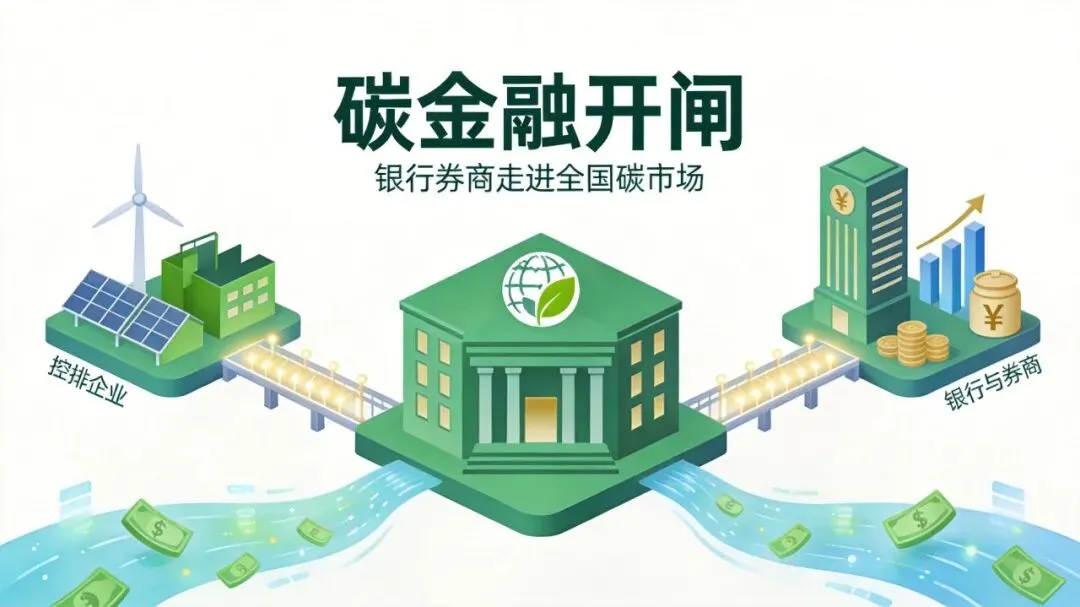银行券商要进场了!全国碳市场迎来＂金融开闸时刻＂