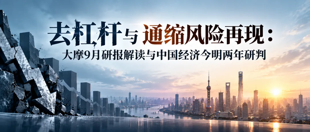 去杠杆与通缩风险再现:大摩9月研报解读与中国经济今明两年研判