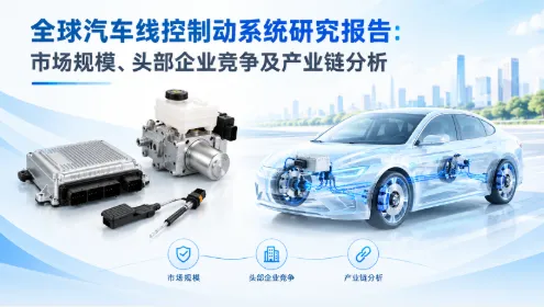 全球汽车线控制动系统研究报告:市场规模、头部企业竞争及产业链分析