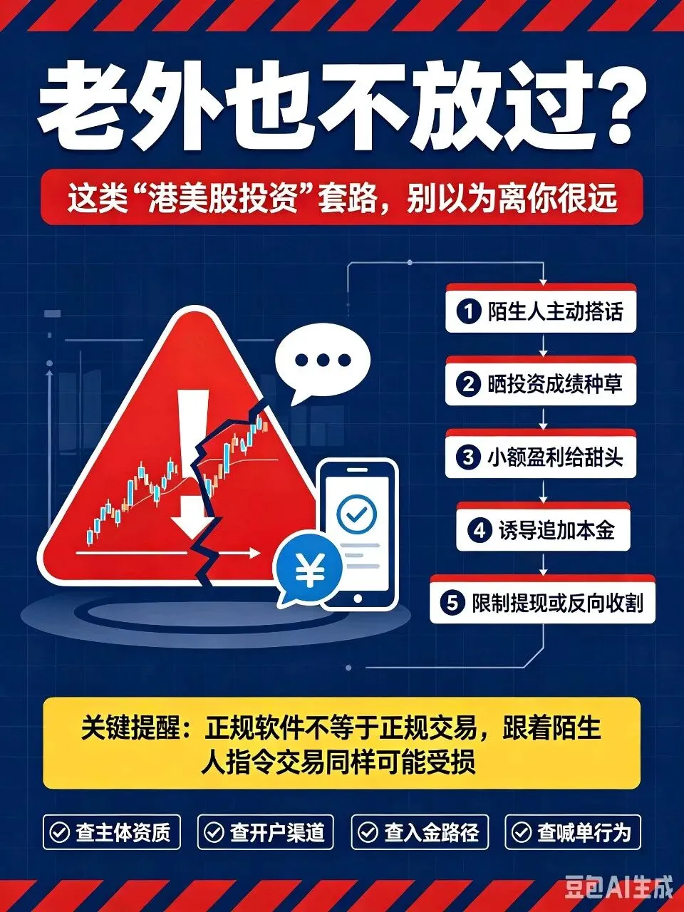 警惕!就算用港澳正规券商,也会掉进港美股杀猪盘|广州一团伙近百人落网