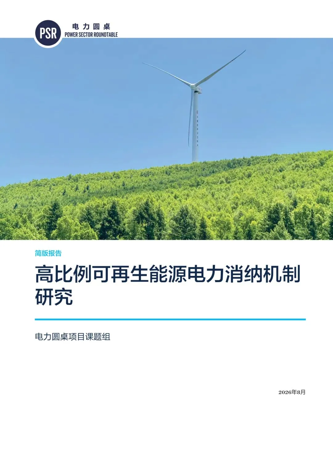 2026高比例可再生能源电力消纳机制研究报告【39页】