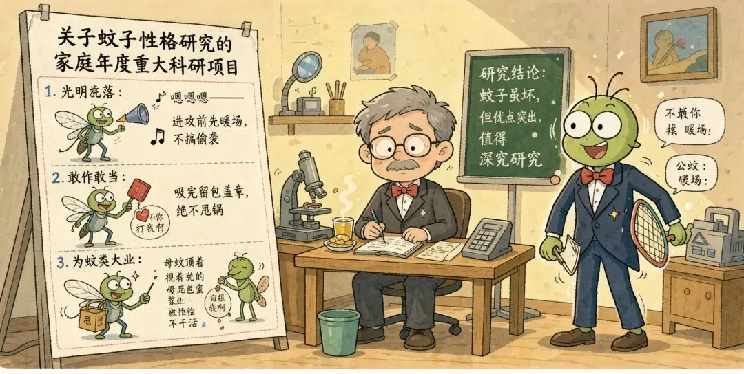 关于蚊子性格的研究报告
