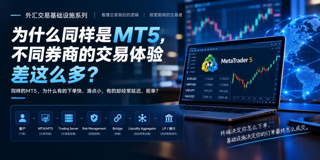 为什么同样是MT5,不同券商的交易体验差这么多?
